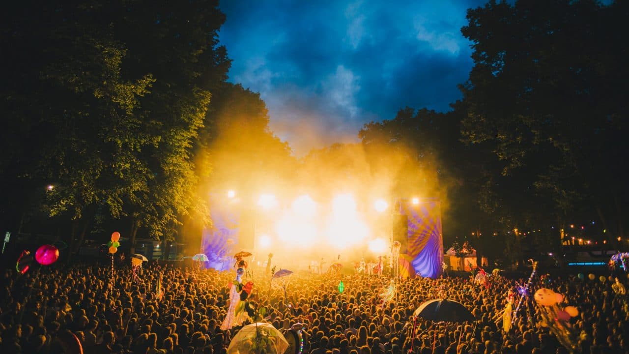 Atmosphäre beim Appletree Garden