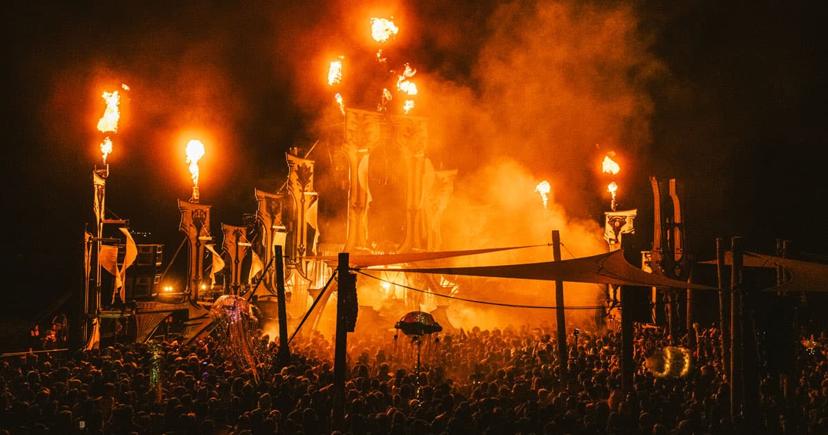 Atmosphäre beim Feel Festival